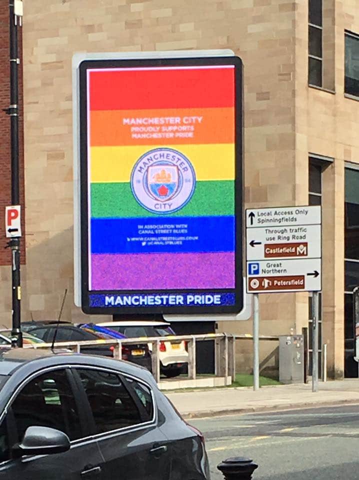 Manchester City Proudly Supports Pride